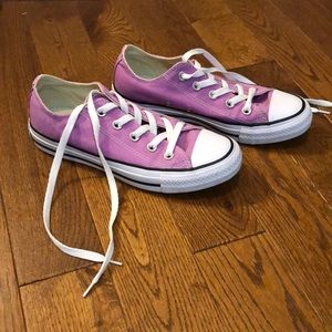 Women’s light purple Converse sneakers